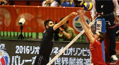 اولین شکست والیبال ایران / انتخابی المپیک
