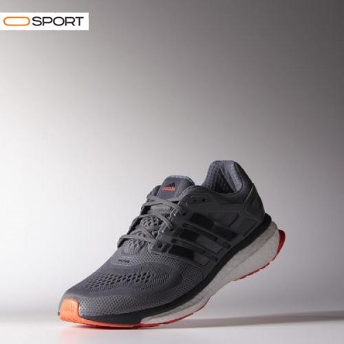 کفش انرژی بوست آدیداس طوسی adidas energy boost 2 dark greysolar red b44285 4