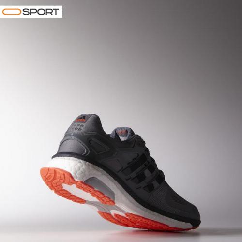 کفش انرژی بوست آدیداس طوسی adidas energy boost 2 dark greysolar red b44285 5