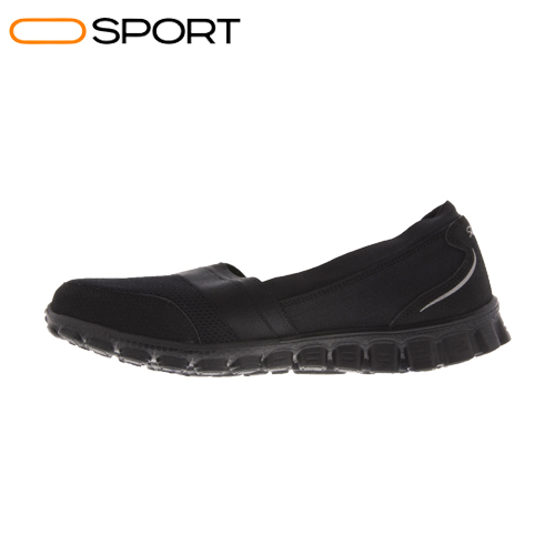کفش راحتی زنانه اسکیچرز   SKECHERS Ez Flex 2 Quipster black Comfort Shoes attach_58ae638ca828d