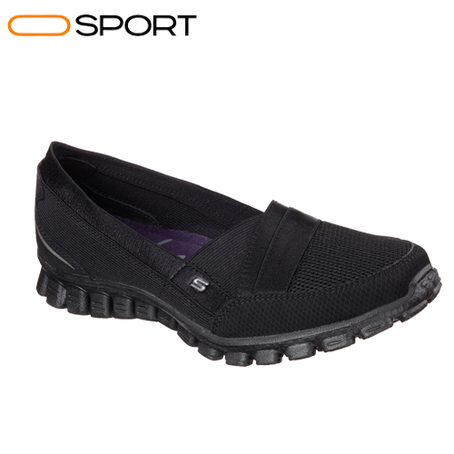 کفش راحتی زنانه اسکیچرز (اسكچرز) SKECHERS Ez Flex 2 Quipster black Comfort Shoes