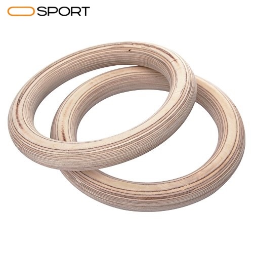 دار حلقه نیشن فیتنس مدل چوبی nation fitness wooden gymnastic ring 3